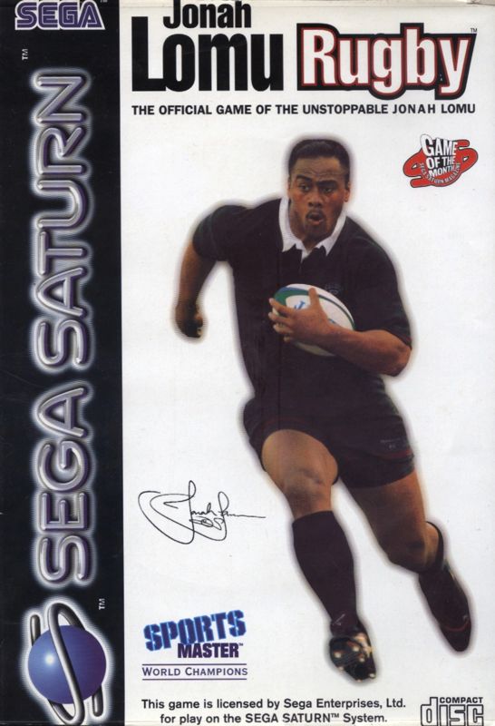 Jonah Lomu Rugby box art for Playstation